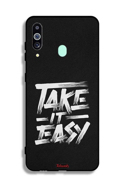Tolwak Samsung Galaxy M40 Protective Case Cover Take It Easy