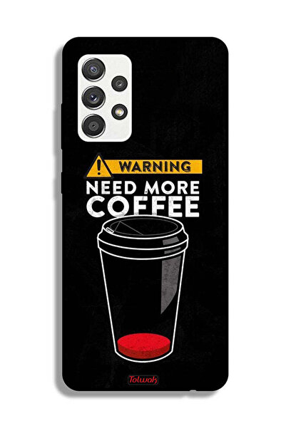 Tolwak Samsung Galaxy M32 5G Protective Case Cover Need More Coffee