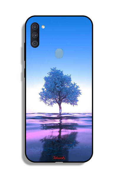 Tolwak غطاء حماية لهاتف سامسونج جالاكسي A11 بتصميم شجرة نيون وانعكاس مائي فني...
