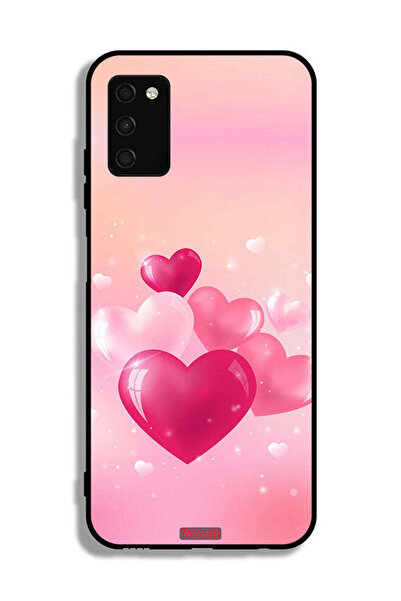 Tolwak Samsung Galaxy A03s Protective Case Cover Beautiful Hearts Art