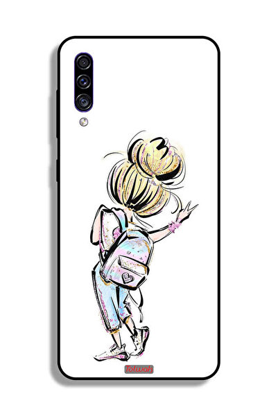 Tolwak غطاء حماية لهاتف سامسونج جالاكسي A30s بتصميم فتاة العودة إلى المدرسة