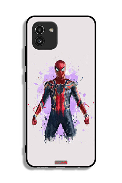 Tolwak غطاء حماية لهاتف Samsung Galaxy A03 بتصميم العنكبوت الحديدي