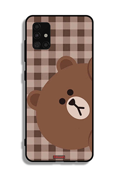 Tolwak غطاء حماية لهاتف سامسونج جالاكسي A51 5G على شكل دب تيدي