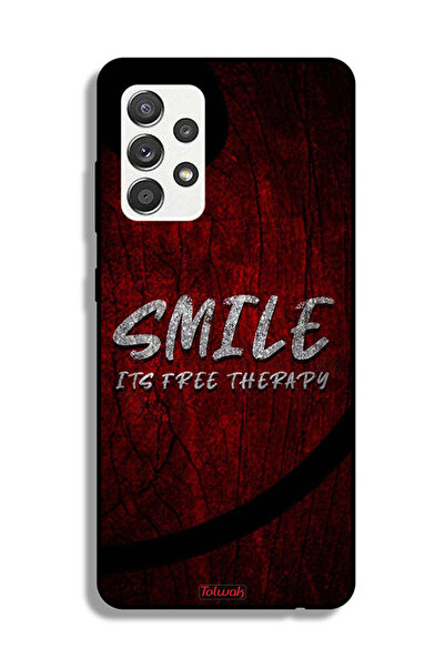 Tolwak Samsung Galaxy M32 5G Protective Case Cover Smile Its Free Therapy