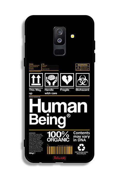 Tolwak Samsung Galaxy A6 Plus (2018) Protective Case Cover Human Being Sticker