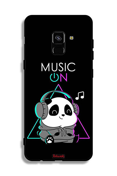 Tolwak غطاء حماية لهاتف Samsung Galaxy A8 Plus (2018) بتصميم موسيقى الباندا
