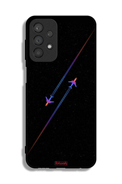 Tolwak Samsung Galaxy A23 Protective Case Cover Airplanes Art