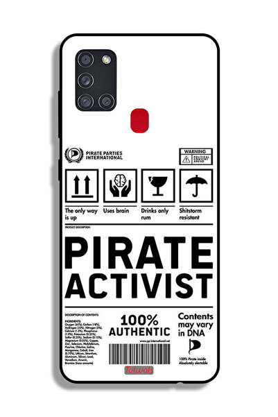 Tolwak غطاء حماية لهاتف سامسونج جالاكسي A21s، ملصق ناشط خاص