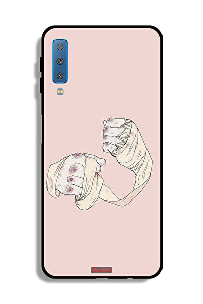 Tolwak غطاء حماية لهاتف Samsung Galaxy A7 (2018) بتصميم فن المقاتل