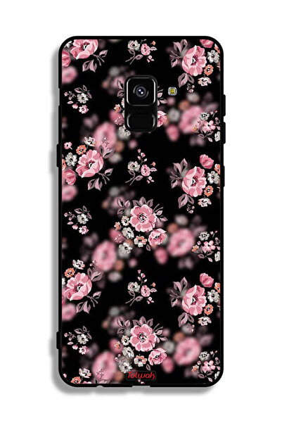 Tolwak غطاء حماية لهاتف Samsung Galaxy A8 Plus (2018) بنقشة زهور بورتريه