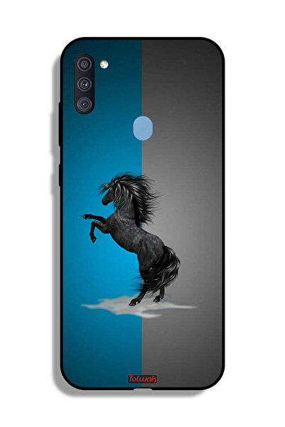Tolwak Samsung Galaxy A11 Protective Case Cover Horse Art