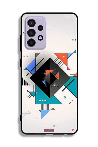 Tolwak غطاء حماية لهاتف سامسونج جالاكسي A52s 5G بأشكال مربعة ومثلثة ونمط تجريدي