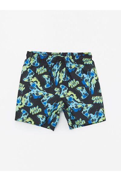 LC Waikiki Yeşil Bisiklet Yaka Erkek Çocuk Atlet ve Deniz Şortu