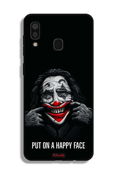 Tolwak غطاء حماية لهاتف سامسونج جالكسي A20 بتصميم وجه سعيد
