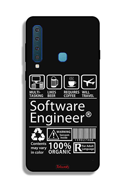 Tolwak غطاء حماية لهاتف Samsung Galaxy A9 (2018) - ملصق مهندس برمجيات