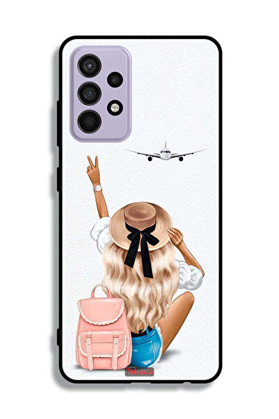 Tolwak غطاء حماية لهاتف سامسونج جالاكسي A52s 5G - فتاة تحب السفر