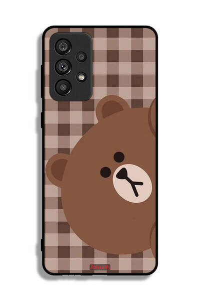 Tolwak غطاء حماية لهاتف سامسونج جالاكسي A73 5G على شكل دب تيدي