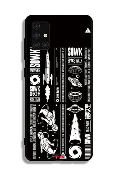 Tolwak غطاء حماية لهاتف سامسونج جالاكسي A71 4G، ملصق سوك سبيس ووك