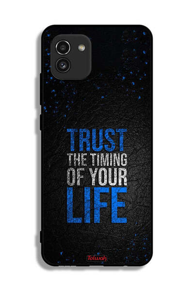 Tolwak غطاء حماية لهاتف Samsung Galaxy A03 ثق في توقيت حياتك