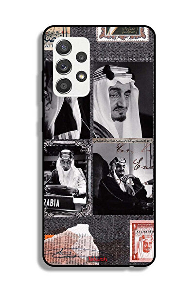 Tolwak غطاء حماية لهاتف سامسونج جالاكسي M32 5G، ملصق الملك فيصل العتيق