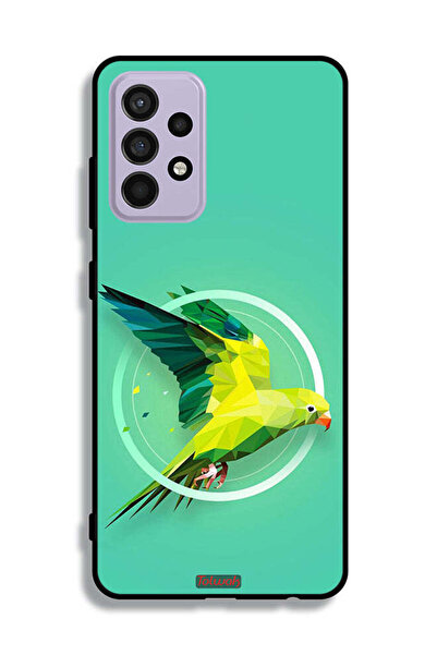 Tolwak غطاء حماية لهاتف سامسونج جالاكسي A52s 5G بطبعة فن تجريدي ببغاء