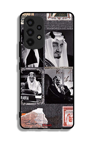 Tolwak غطاء حماية لهاتف سامسونج جالاكسي A53 5G، ملصق الملك فيصل العتيق