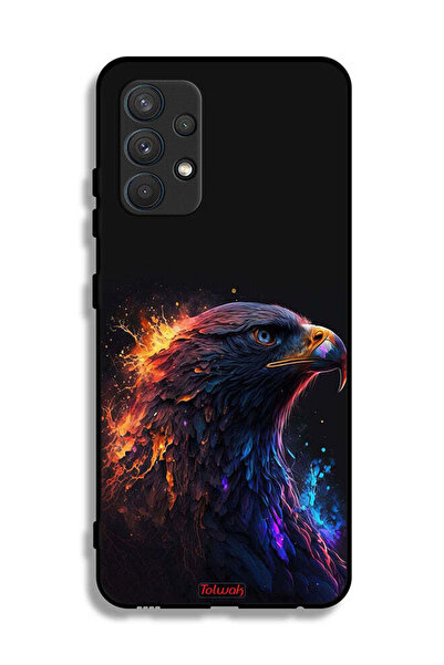 Tolwak Samsung Galaxy A32 4G Protective Case Cover Eagle Art