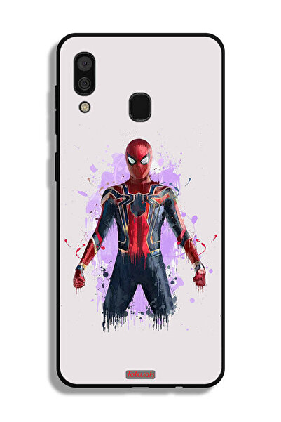 Tolwak غطاء حماية لهاتف Samsung Galaxy A30 بتصميم العنكبوت الحديدي