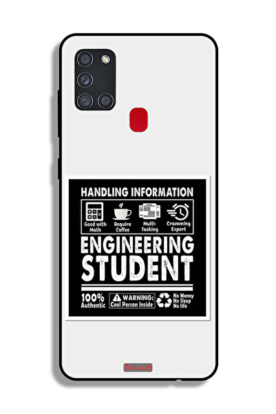 Tolwak غطاء حماية لهاتف Samsung Galaxy A21s، ملصق طالب هندسة