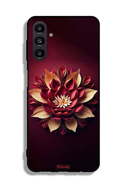 Tolwak Samsung Galaxy A13 5G Protective Case Cover Flower Abstract Design