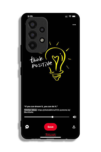 Tolwak غطاء حماية لهاتف سامسونج جالكسي A53 5G - فكر بإيجابية