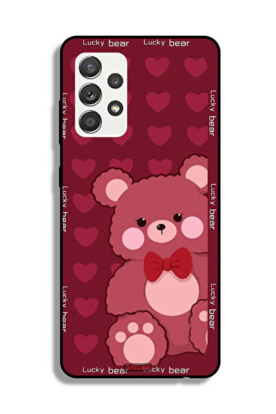 Tolwak غطاء حماية لهاتف سامسونج جالاكسي M32 5G، الدب المحظوظ