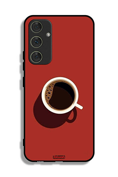 Tolwak غطاء حماية لهاتف سامسونج جالاكسي A54 5G بفن فنجان القهوة