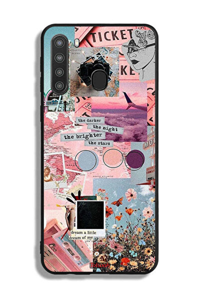 Tolwak غطاء حماية لهاتف سامسونج جالكسي A21 - كلما أظلم الليل، كلما أشرقت النجوم