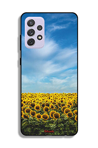 Tolwak غطاء حماية لهاتف سامسونج جالاكسي A72 5G بطبعة عباد الشمس تحت السماء