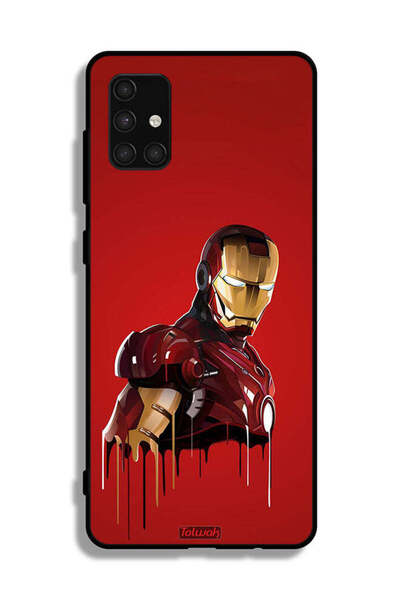 Tolwak غطاء حماية لهاتف سامسونج جالاكسي A71 4G برسومات الرجل الحديدي