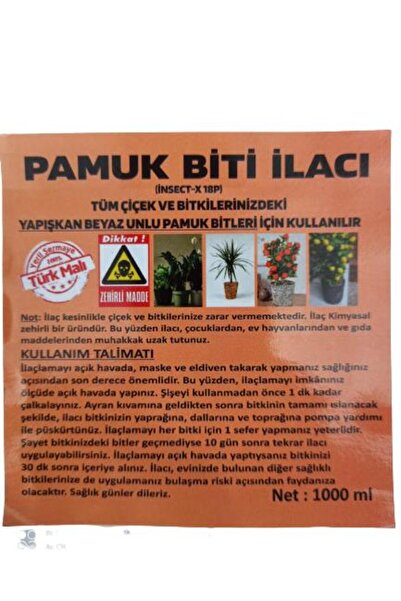 Armen Botanik ÇİÇEK VE BİTKİ İLACI 3'LÜ SET UNLU BİT - YAPRAK BİTİ - TOPRAK ZARARLILARI