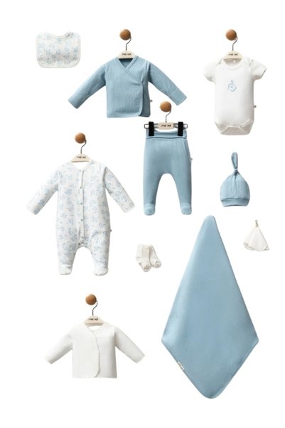Moi Noi Pamuklu Bebek Hastane Çıkışı 10Lu Unisex