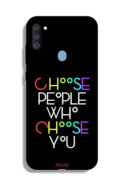 Tolwak Samsung Galaxy A11 Protective Case Cover Choose People Who Choose You