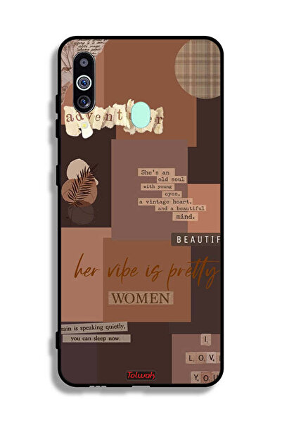 Tolwak Samsung Galaxy A60 Protective Case Cover Adventurer Women