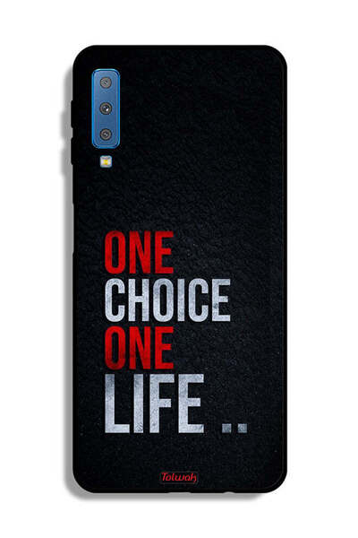 Tolwak غطاء حماية من سامسونج جالكسي A7 (2018) One Choice One Life