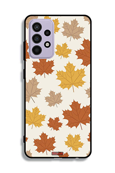 Tolwak غطاء حماية لهاتف سامسونج جالكسي A52 بنقشة أوراق الخريف