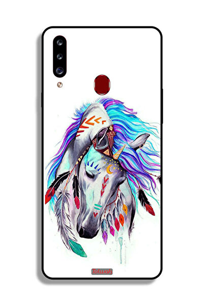 Tolwak Samsung Galaxy A20s Protective Case Cover Horse