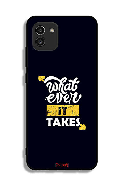 Tolwak غطاء حماية لهاتف Samsung Galaxy A03 مهما كان الأمر