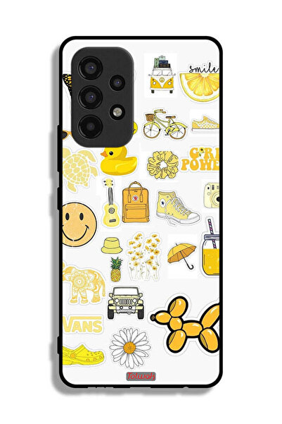 Tolwak Samsung Galaxy A53 5G Protective Case Cover Girly Tags