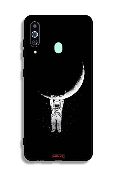 Tolwak غطاء حماية لهاتف سامسونج جالكسي A60 معلق على سطح القمر