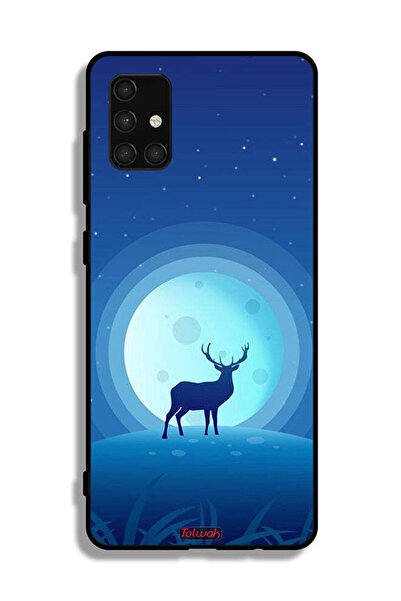 Tolwak غطاء حماية لهاتف سامسونج جالاكسي A71 4G بتصميم غزال