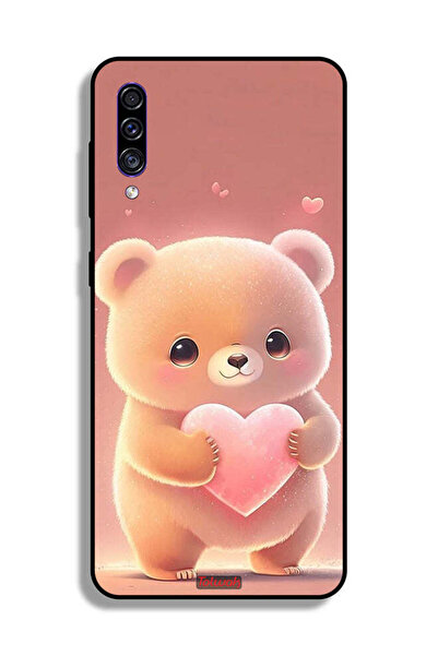 Tolwak غطاء حماية لهاتف Samsung Galaxy A50 برسومات باندا صغيرة لطيفة تحمل قلبًا