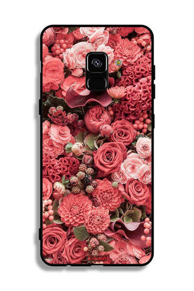 Tolwak غطاء حماية لهاتف سامسونج جالاكسي A8 بلس (2018) - لون وردي خوخي