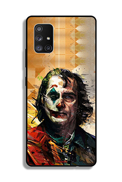 Tolwak Samsung Galaxy A71 5G Protective Case Cover Joker Paint Art